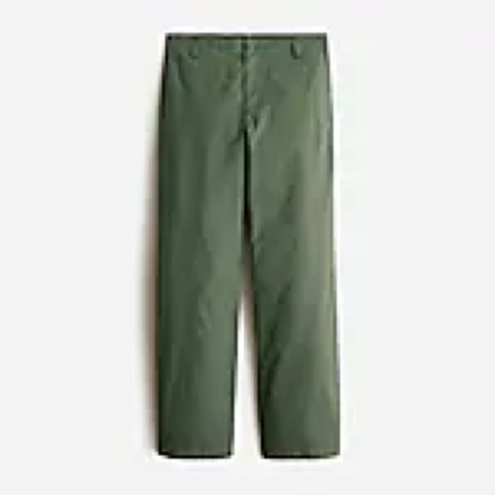 NWOT J.Crew Olive Green Wide Leg Chinos - XS / 24P
